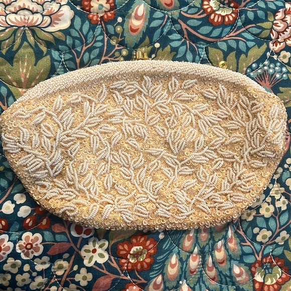 Vintage beaded evening bag - Picture 2 of 9